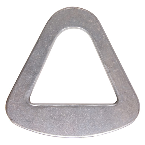 Triangles d’acier, plaqués zinc