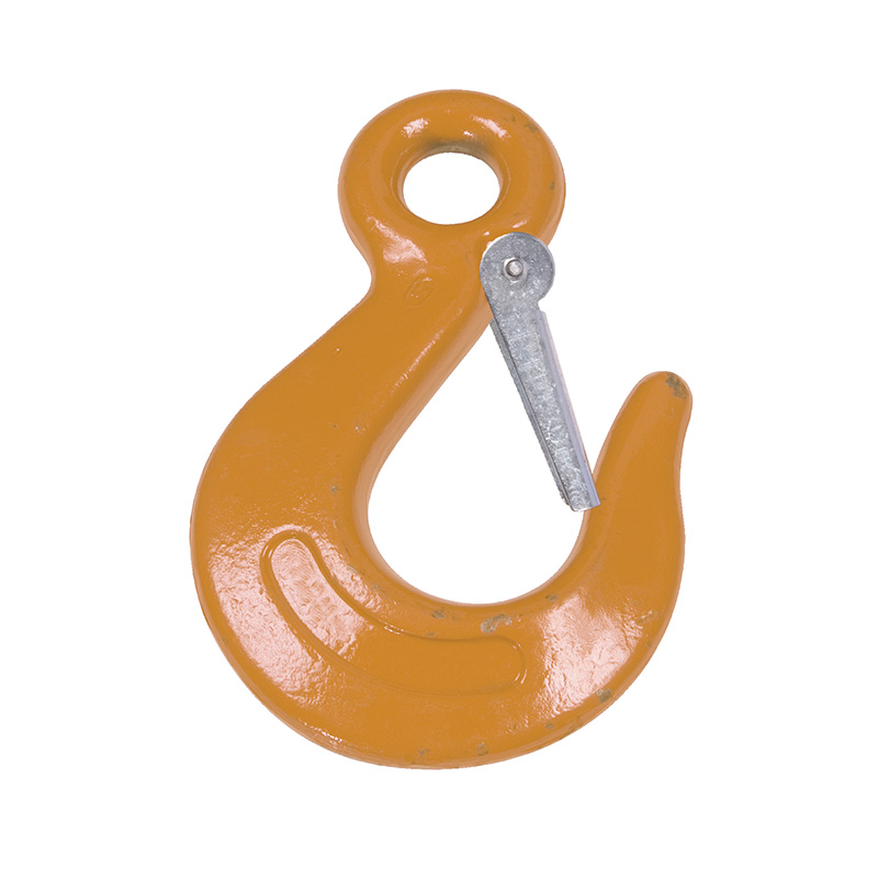 Eye Sling Hooks with latch* (Gr. 80 - Alloy steel, quenched and tempered)