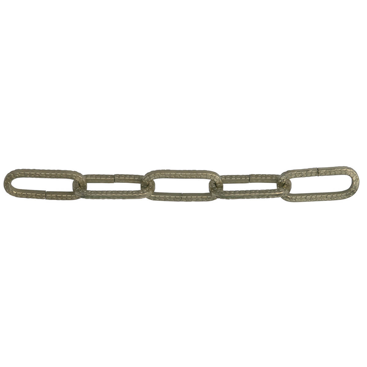 Dimpled Oval Chain - Steel