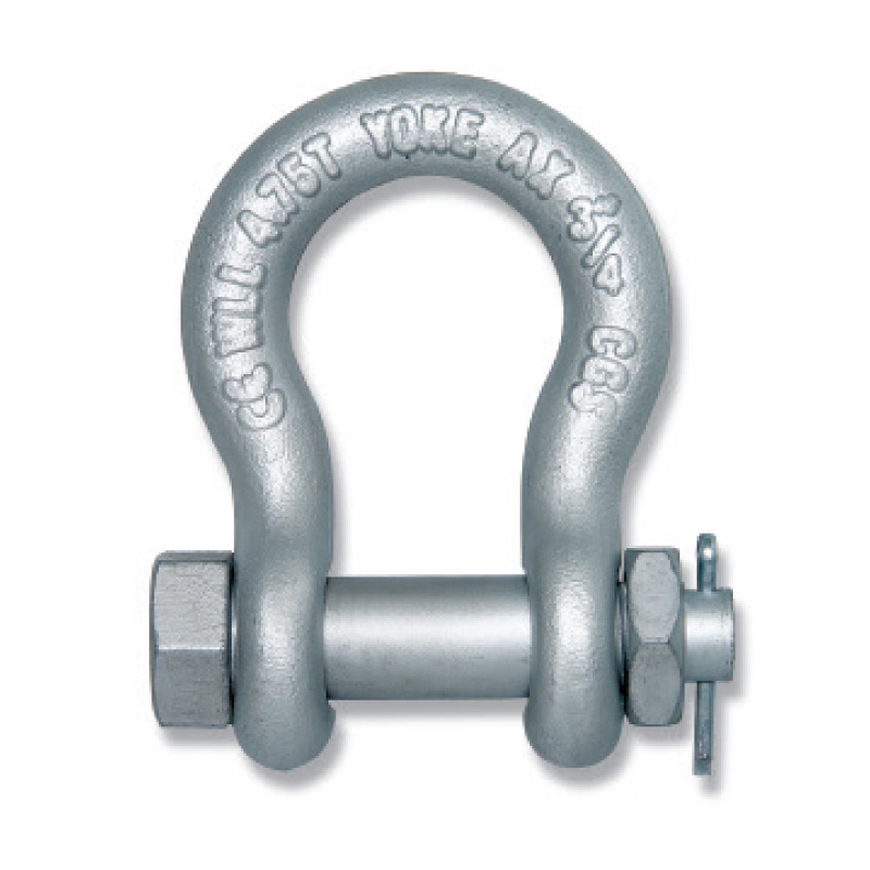Forged Anchor Shackle with Bolt Pin. Carbon Steel