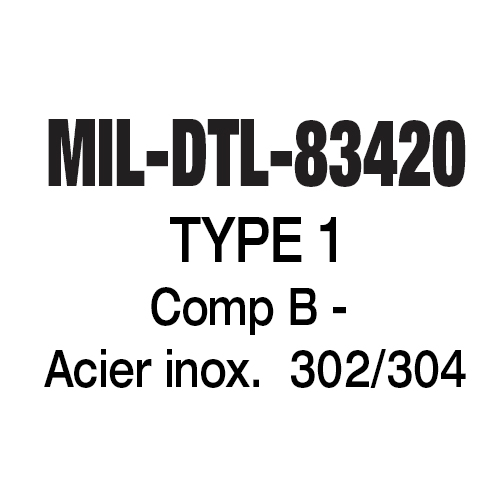 TYPE 1 -Comp B - Acier inoxydable 302/304