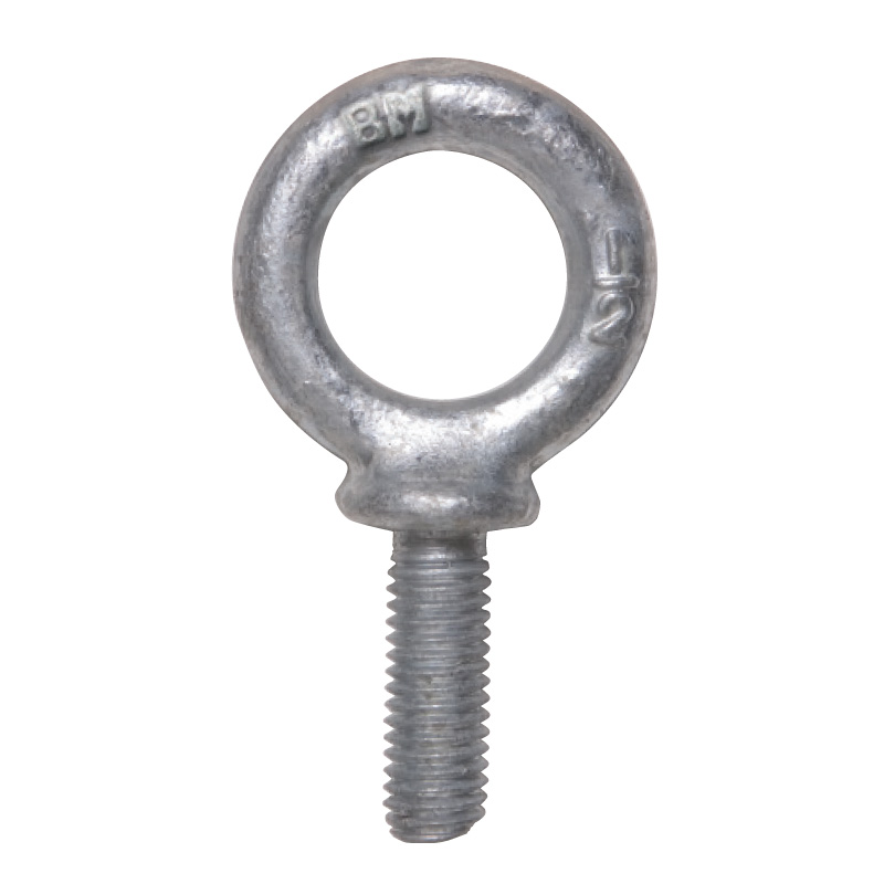 Shoulder Type Machinery Eye Bolts (zinc plated, drop-forged, carbon steel quenched and tempered)