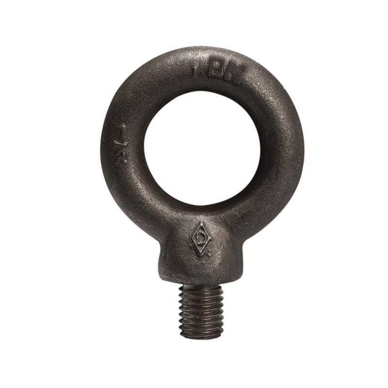 Shoulder Type Machinery Eye Bolts (self-colored, drop-forged, carbon steel quenched and tempered)