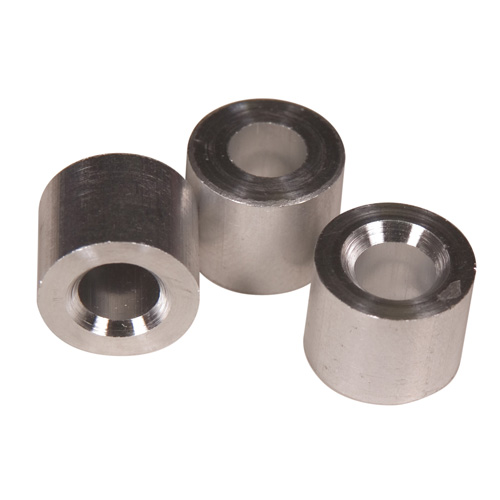 Aluminum Stop Sleeves, chamfered