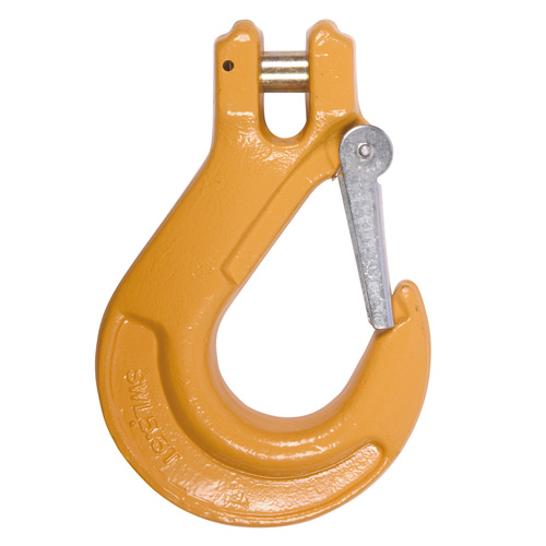 Clevis Sling Hooks with latch* (Gr. 80 - Alloy steel, quenched and tempered)