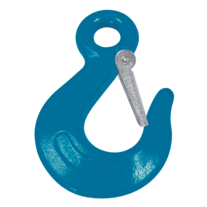 Eye Sling Hooks with latch* (Gr. 100 - Alloy steel, quenched and tempered)