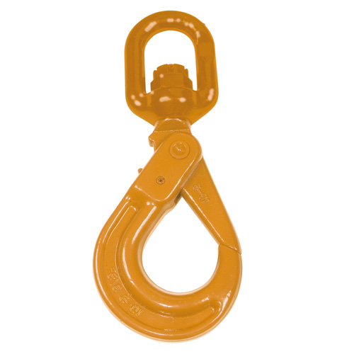 Swivel Self Locking Hooks* (Gr. 80 - Alloy steel, quenched and tempered)