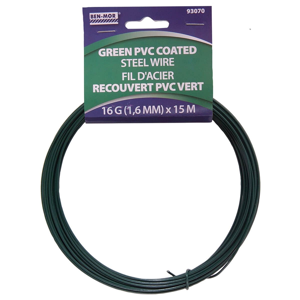 Green PVC Coated Steel Wire